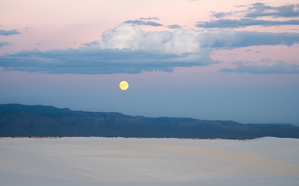 Full Moon, White Sands - New Mexico - Jack Kleinman 