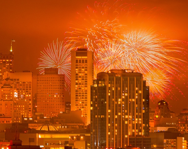 Fourth of July III- - Cityscapes - Neil Sims