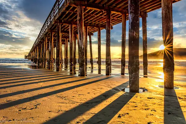 Avila Beach Sunset by Glenn Klevens