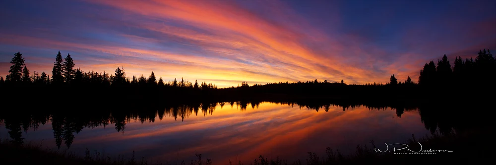 Morning sunrise Sibbald Trail