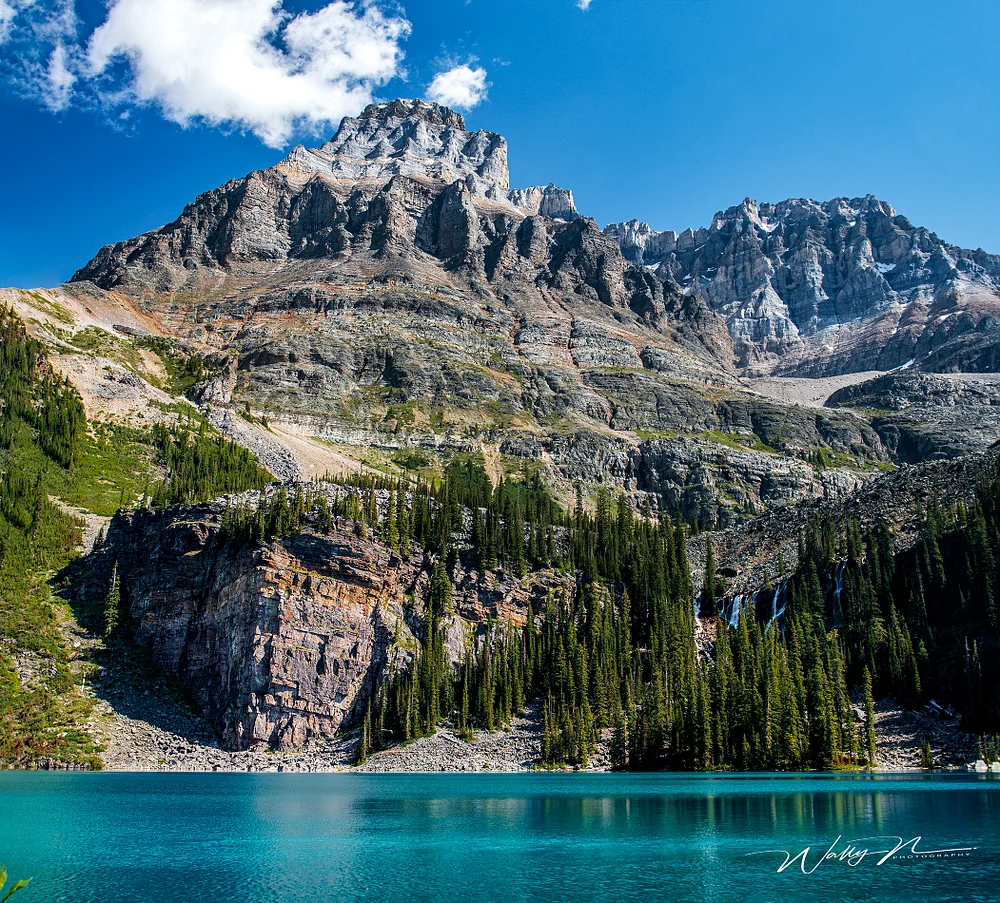 Lake O'Hara and the Seven Sisters Waterfall