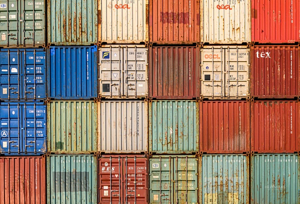 Containerstapel - Hamburg - Till Stahl