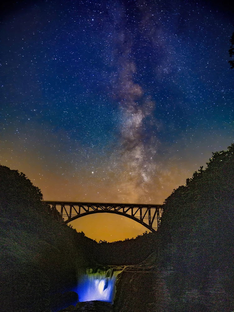 Celestial Wonders Above High Falls