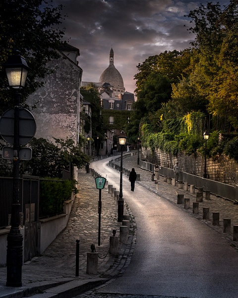 Un dimanche crépusculaire à Montmartre - Portfolio - Théo Castillon Photographie