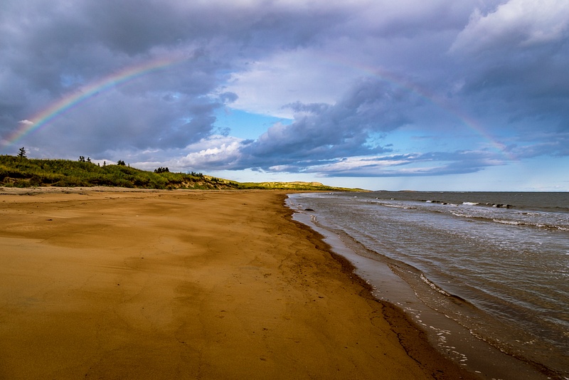Rainbow Over The Beach-2810