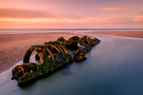 Aberlady Midget Submarine Wreck - Sea &amp;amp; Coastline - David Queenan Photography 