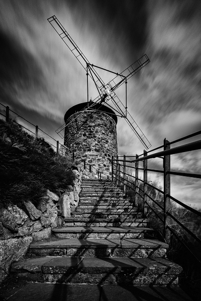 St Monans Windmill - Monochrome photography 