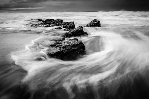 Gullane Beach - Monochrome - David Queenan Photography