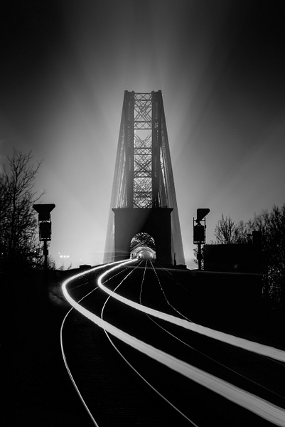 The Forth Bridge - Monochrome photography