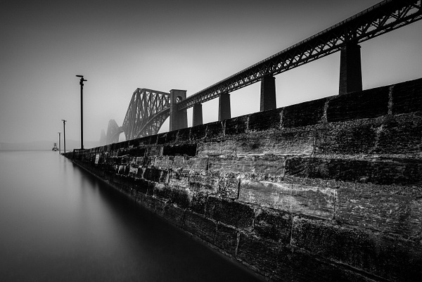 The Forth Bridge - Monochrome photography