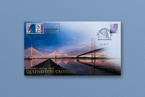 Queensferry Crossing Commemorative Envelope - Published photography work 
