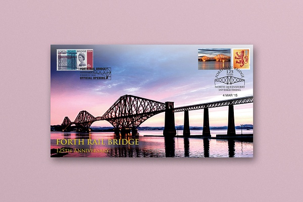 Forth Bridge Commemorative Envelope - David Queenan Photography 