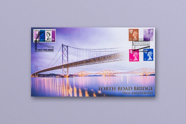 Forth Road Bridge Commemorative Envelope - David Queenan Photography