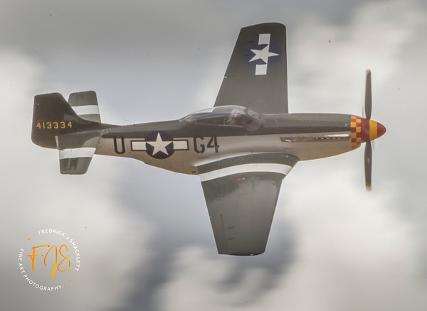 P51 Flyby - Airshows - FJ Shacklett Photography