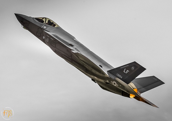 F-35 Climb Out - Airshows - FJ Shacklett Photography 