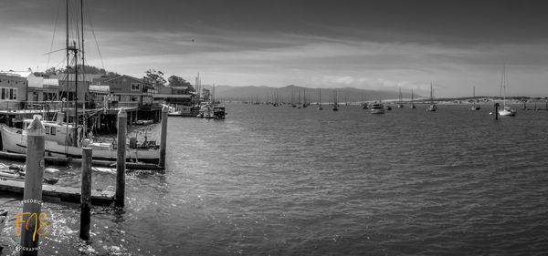 Morro Bay Waterfront - Morro Bay Rock, Calif - FJ Shacklett Photography