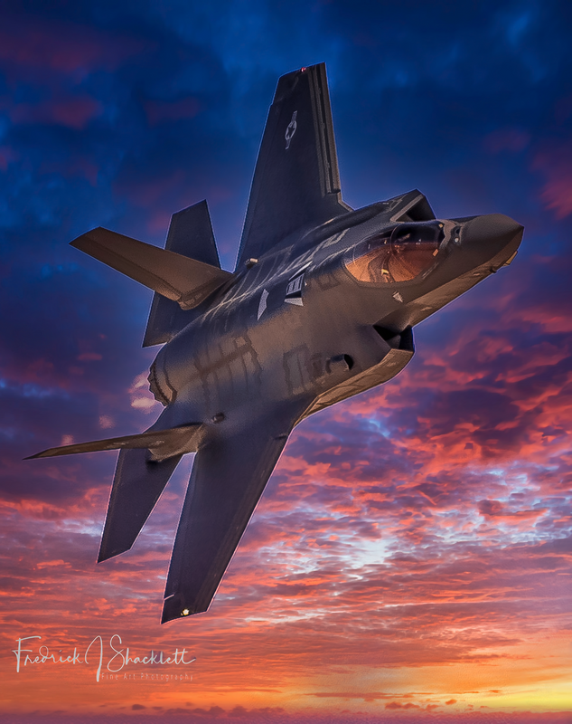 F-35 Sunset Flyby