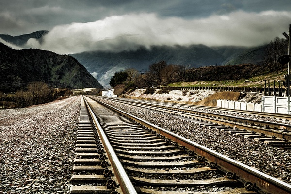 Railroad Tracks - Planes, Trains &amp; Automobiles - SaddleRock Photography 