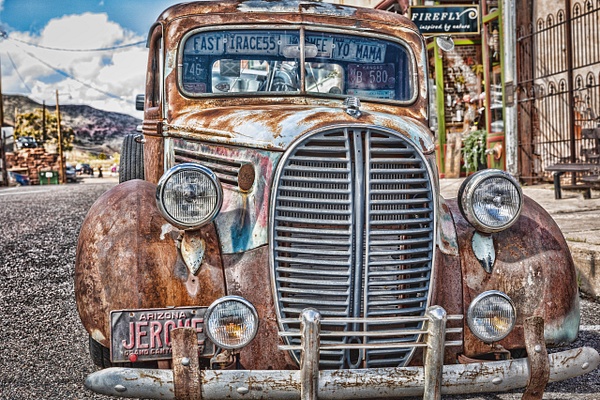 Jerome Arizona Car - SaddleRock Photography 