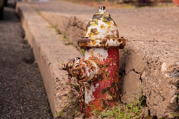 Hydrant Jerome AZ - Street Photography - SaddleRock Photography 