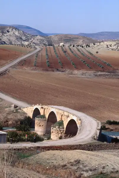 Roman Bridge across Afrin River, Syria by Michael Major