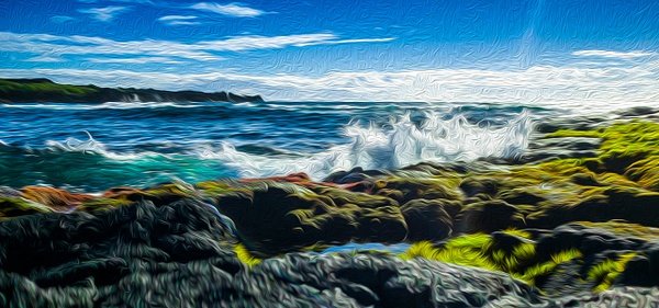 Black Sand Painting - Landscapes - Kevin Thiessen Photography 