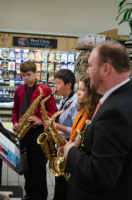 HS Jazz Band at Whole Foods