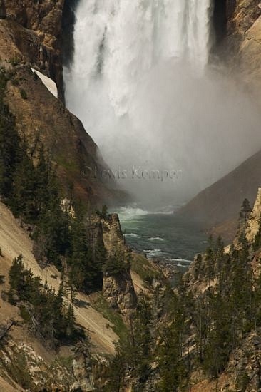 Base of Lower Yellowstone Falls