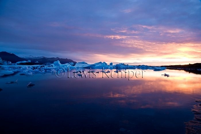 Sunrise #9, Icebergs