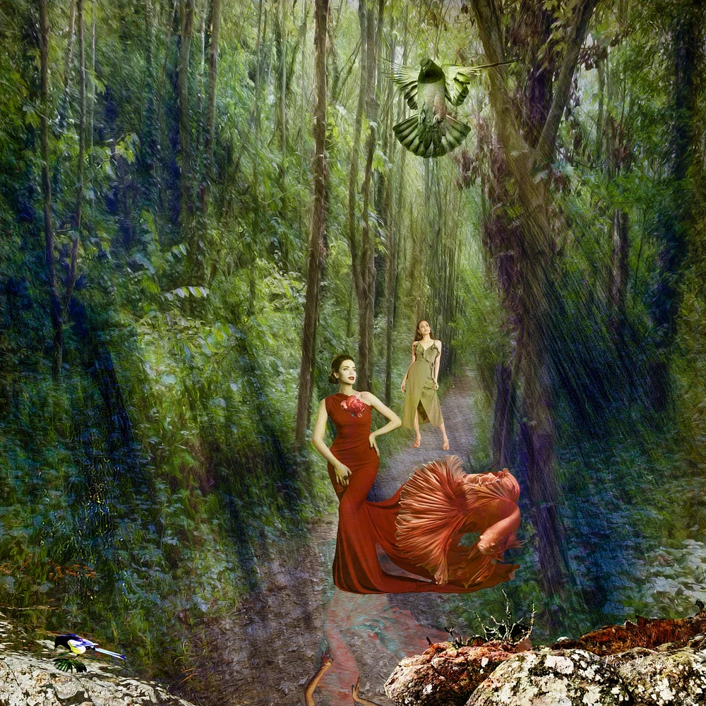 WALKING IN THE WOODS