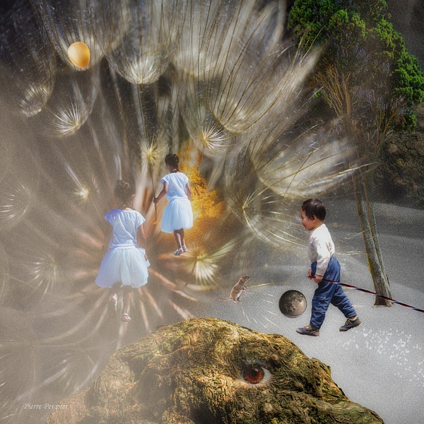 MOON GAME IN THE KINDERGARDEN - DREAM LAND - Pierre Pevsner Photography