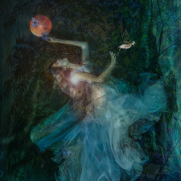 A FAIRY PICKING UP THE MOON - Home - Pierre Pevsner 