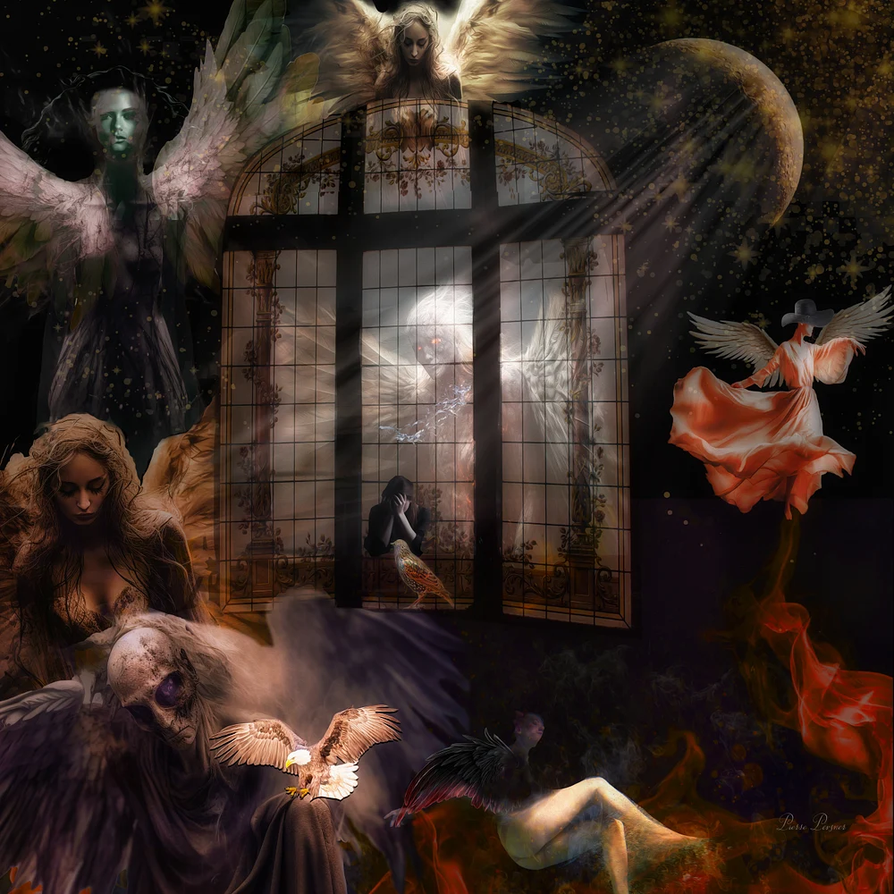 WINGED BEAUTIES AGAINST EVIL FORCES