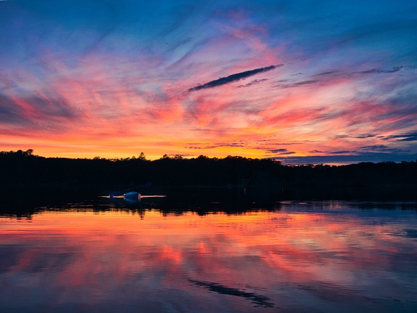 Kayaker at Sunset - Landscape - That Moment, Click