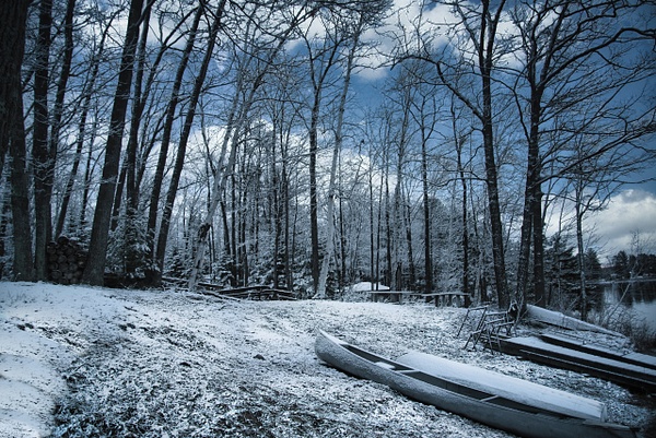 Winter Canoe - Landscape - That Moment, Click