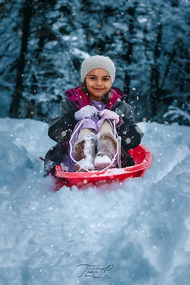 Young Girl Winter Portrait