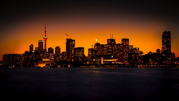 Toronto Skyline at Sunset - Toronto, Canada - MichaelBrownPhotography