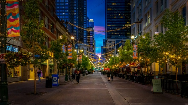 Steven Avenue at Night Calgary, Alberta - Calgary,Alberta - MichaelBrownPhotography 
