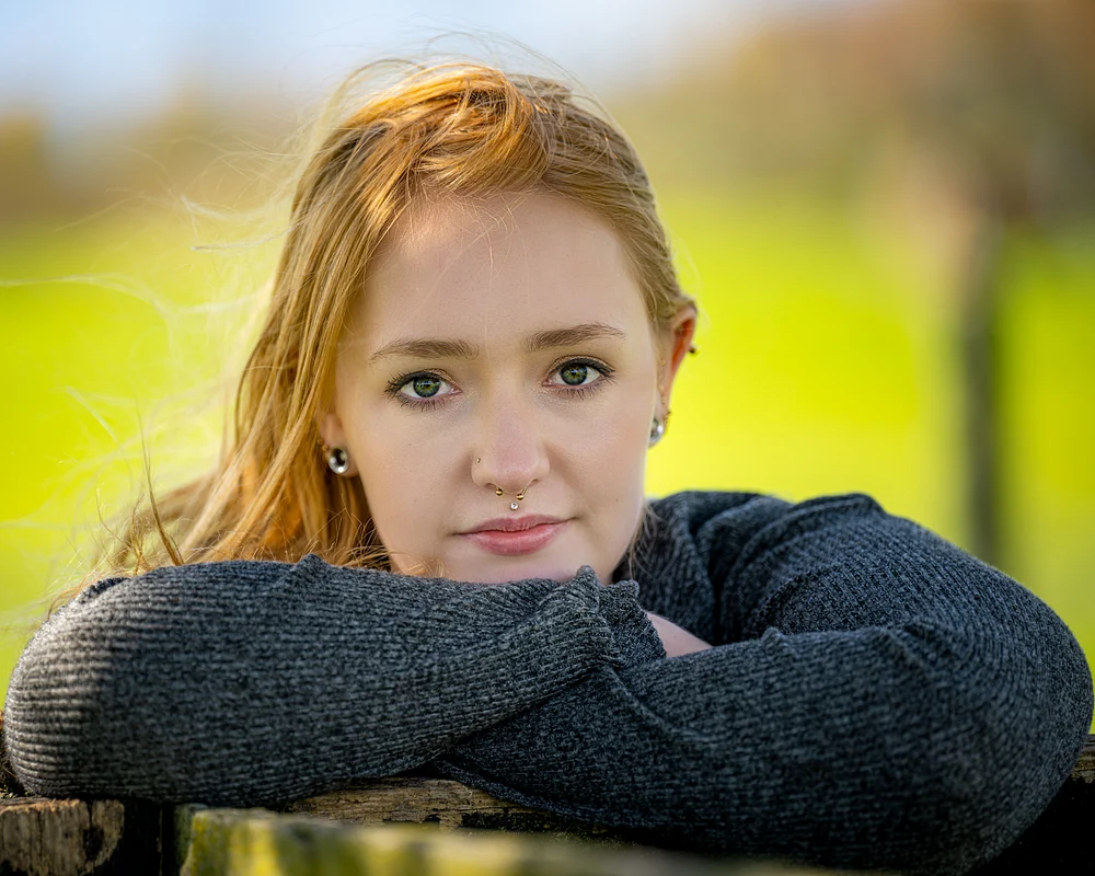 Kait G Photographed during Horse Farm Model Session - Andy