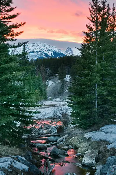 Cascade Mountain Sunset by Ken Vanderwal