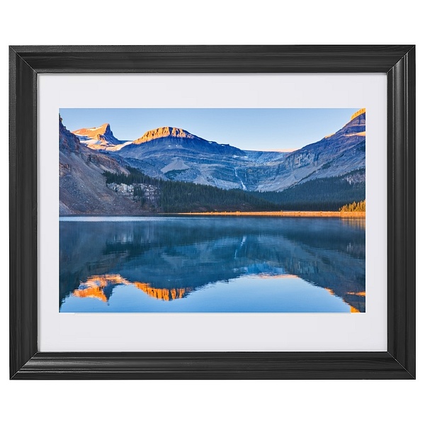 Bow Glacier Falls Feeding Bow Lake - Framed Prints - KLVPhotography 