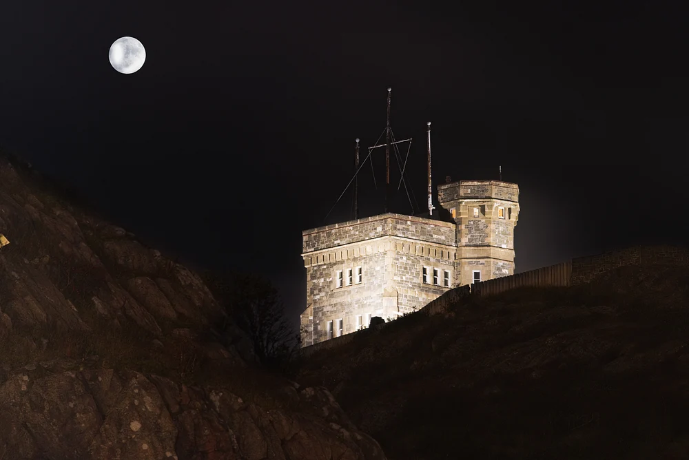 Cabot Tower at Night