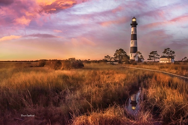 LH-06 Sunrise at Bodie Island Lighthouse - Bruce Copeland Nature & Landscape Photography