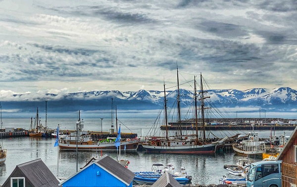 Húsavik harbor - Iceland - Lynda Goff Photography 