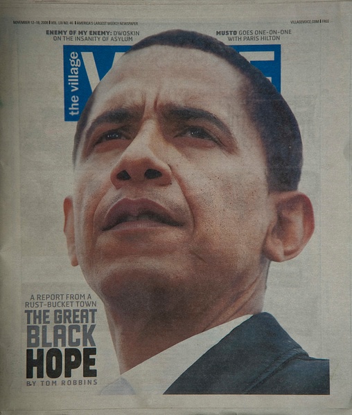 President Barack Obama on the cover of the Village Voice by Rick Friedman - Published - Rick Friedman Photography 