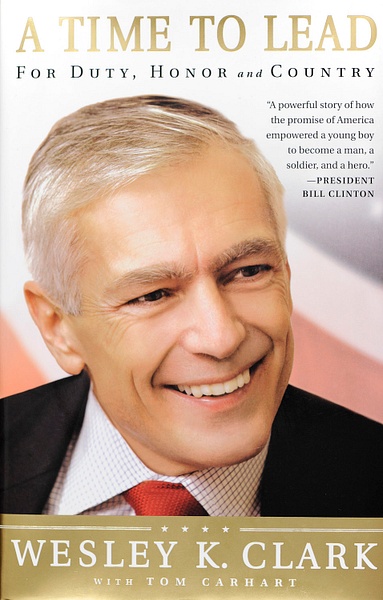 General Wesley Clark book cover by Rick Friedman - Rick Friedman Photography 