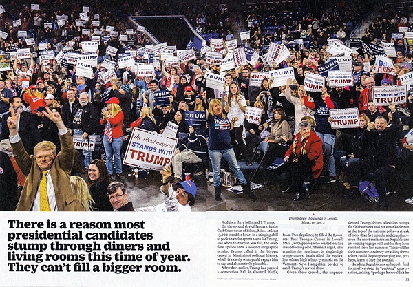 Donald Trump supporters Time Magazine by Rick Friedman - Rick Friedman Photography