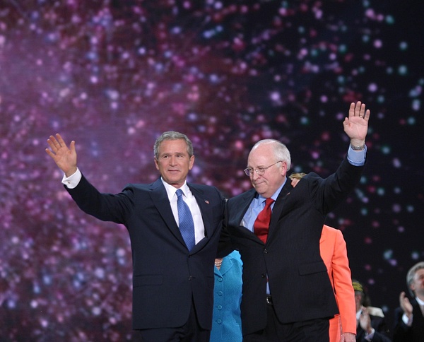 President George Bush and VP Dick Chaney by Rick Friedman - Rick Friedman Photography 