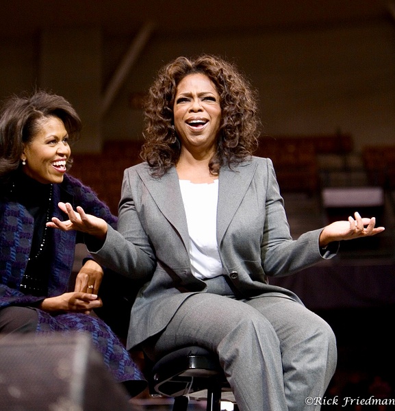 Oprah and Michelle Obama by Rick Friedman - Rick Friedman Photography 