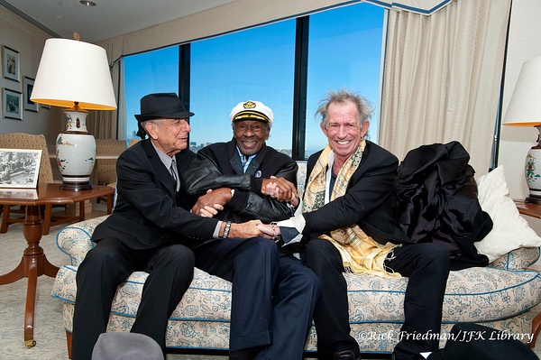Leonard Cohen, Chuck Berry, Keith Richards - Rick Friedman Photography 